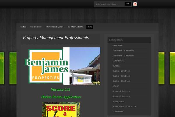 Destro theme site design template sample
