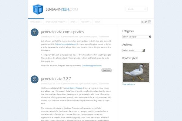 WordPress website example screenshot