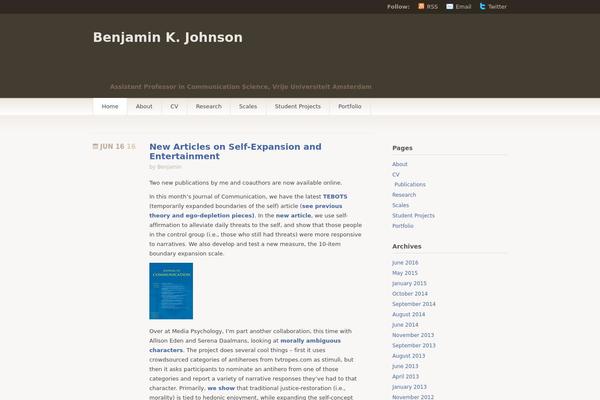Titan theme site design template sample