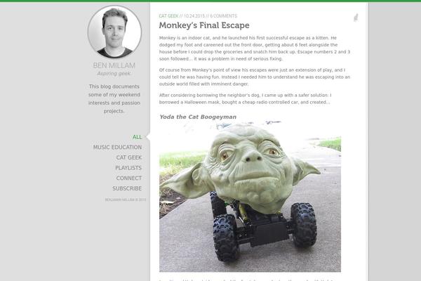 Site using Mixcloud Embed plugin