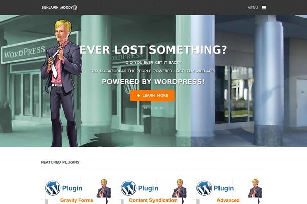 benjaminmoody.com site used Squarecode-wp