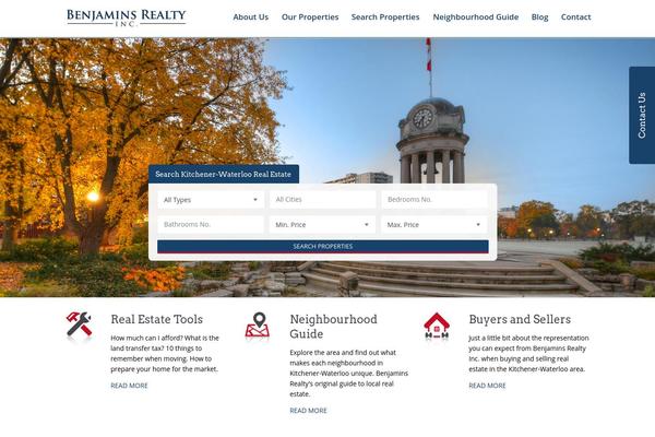 WP Residence theme site design template sample