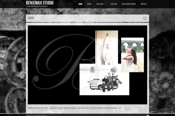 Lensa theme site design template sample