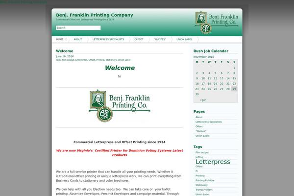 Azul theme site design template sample