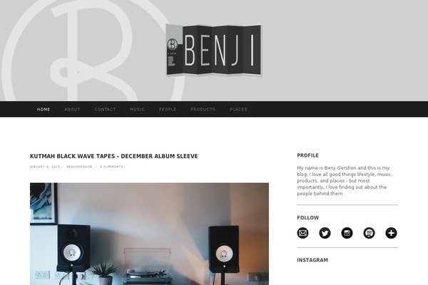 Hemingway theme site design template sample