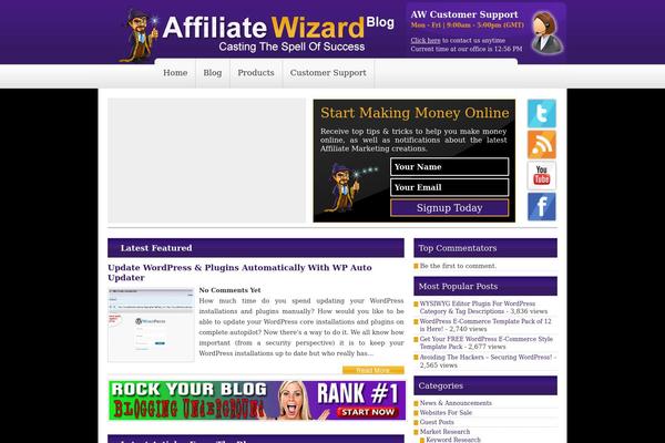 Site using CommentLuv plugin