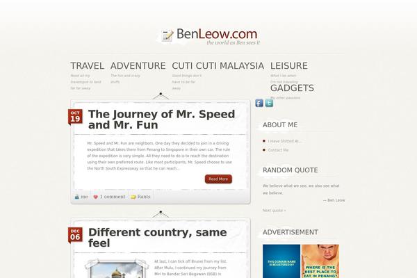 Personalpress theme site design template sample