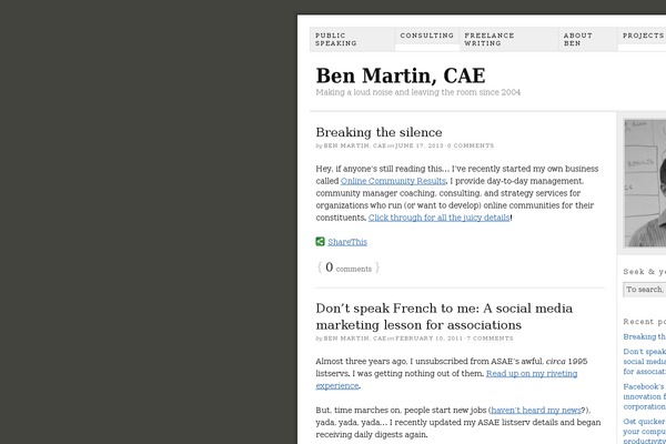 Thesis 1.6 theme site design template sample