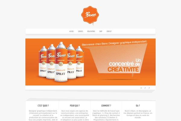 Zenon Lite theme site design template sample