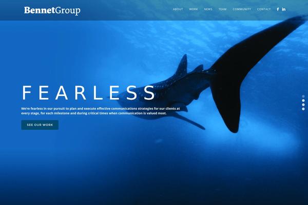 Site using Video Backgrounds for SiteOrigin Page Builder plugin