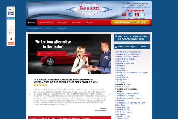 bennettcarcare.com site used Bennett