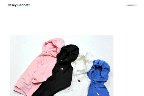 Anders theme site design template sample