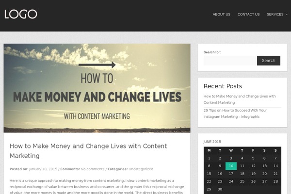Nova Lite theme site design template sample