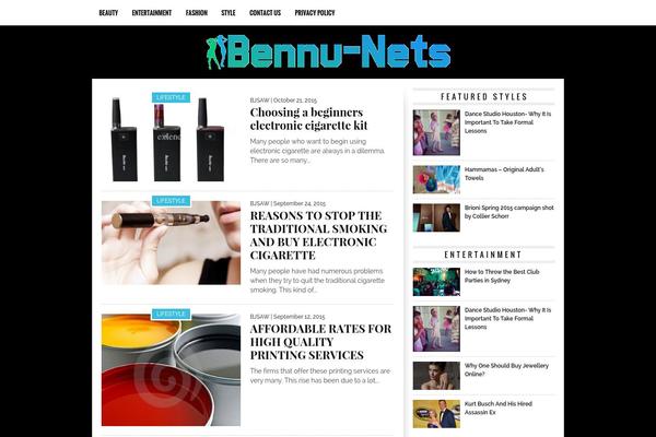 Braxton theme site design template sample