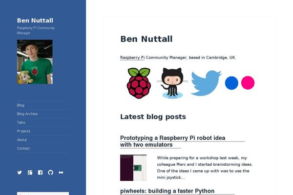 bennuttall.com site used Bn-foundation