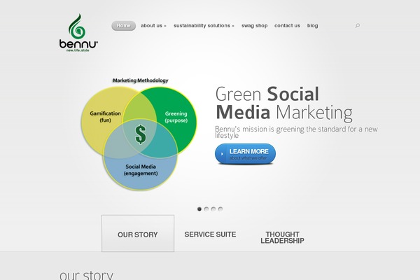 Nova theme site design template sample