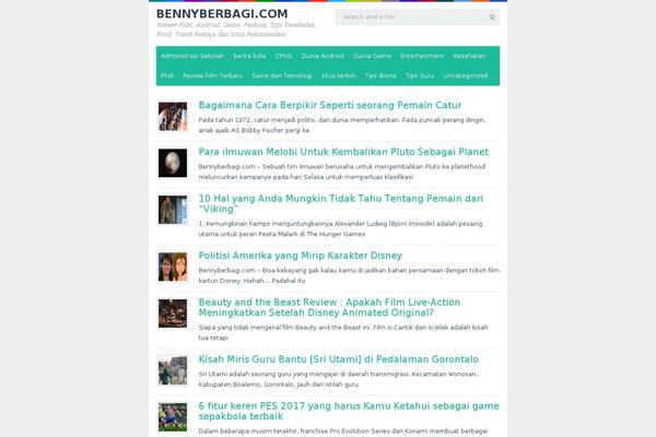 Flatsimplebingit theme site design template sample