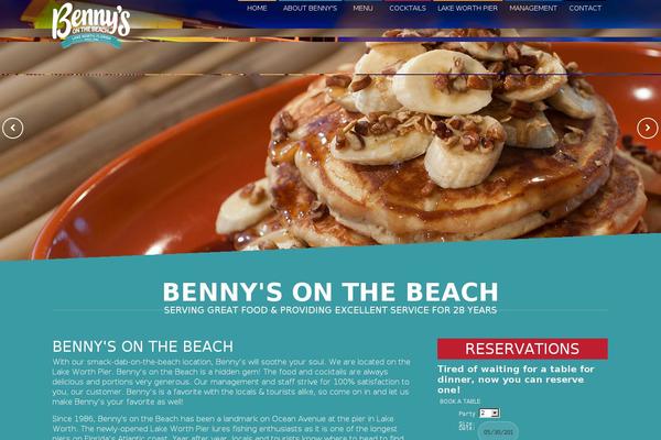 bennysonthebeach.com site used Parasponsive_v4.1
