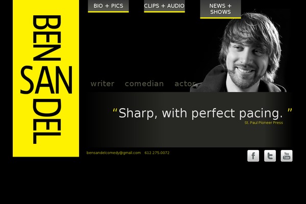 bensandel.com site used Twenty Twenty-One