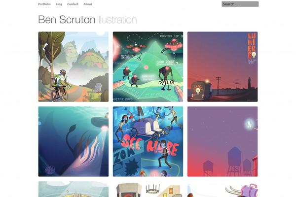 benscruton.com site used Photosquares