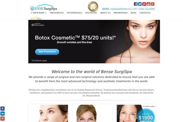 Promotion theme site design template sample