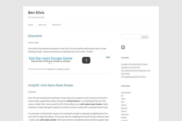 Site using CodeColorer plugin