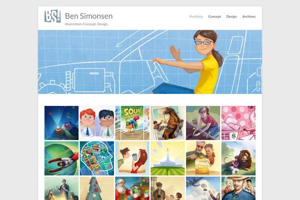 Spacious theme site design template sample
