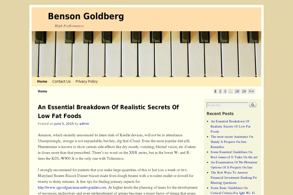 Weaver II theme site design template sample