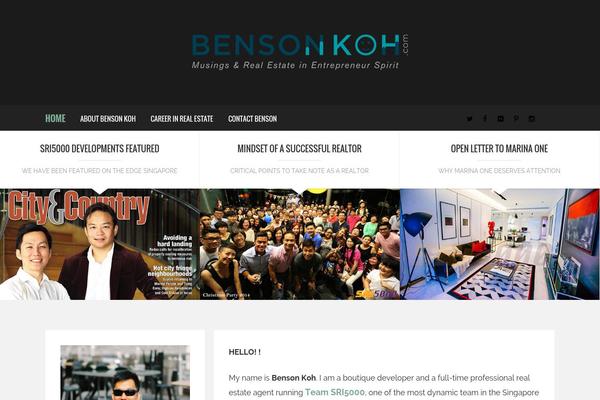 Brixton theme site design template sample