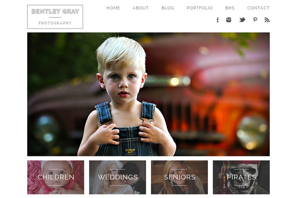 Prophoto4 theme site design template sample