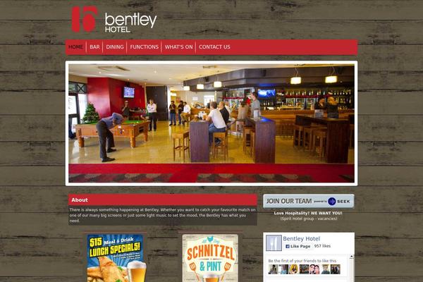 bentleyhotel.com.au site used Cumico