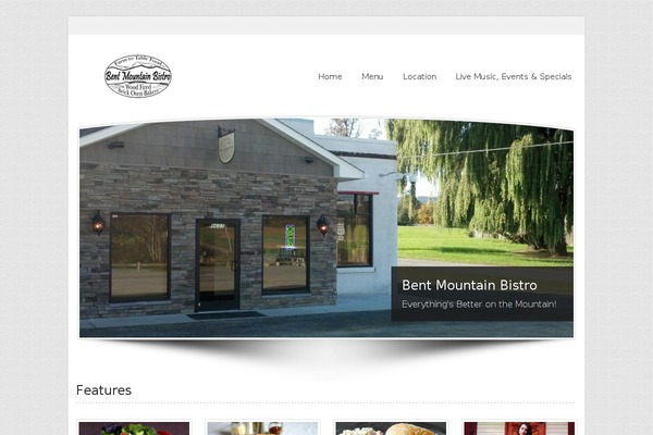 bentmountainbistro.com site used Andrina Lite