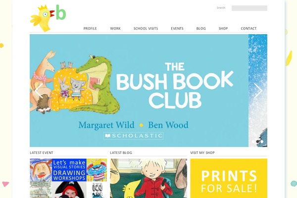 BW theme site design template sample