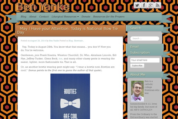 iRibbon theme site design template sample