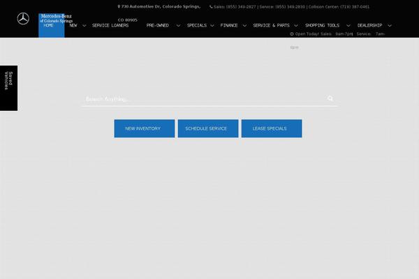 Dealer Inspire theme site design template sample