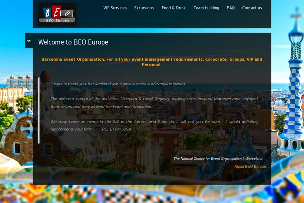 beoeurope.com site used Black Label