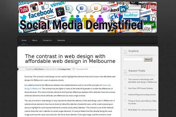 Polished theme site design template sample