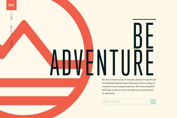 Be theme site design template sample