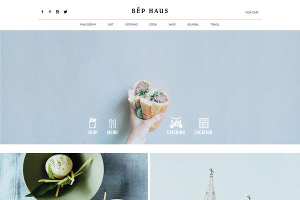 Kanso theme site design template sample