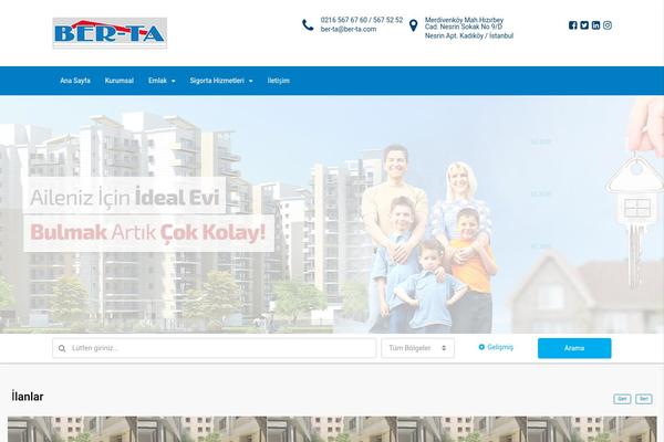 Houzez theme site design template sample