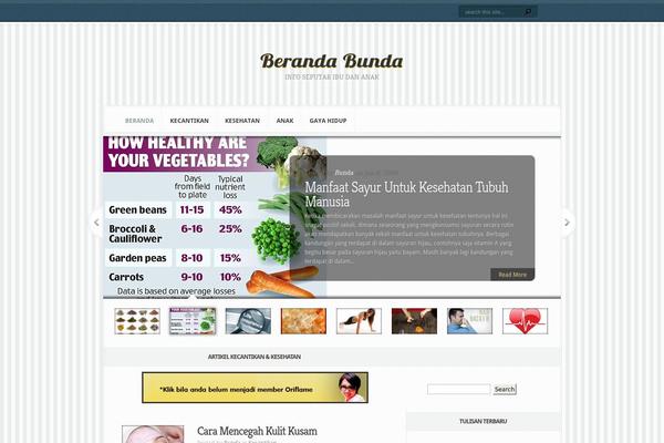 Aggregate theme site design template sample