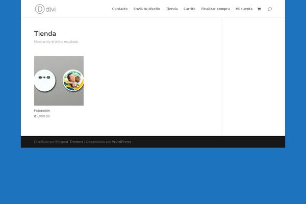 Divi theme site design template sample