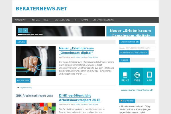 Merlin theme site design template sample