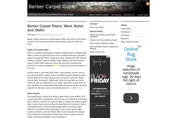 berbercarpetguide.com site used Modernpaper