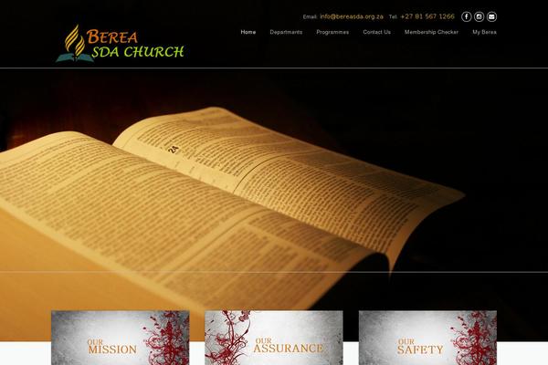 Site using Bible Verse of the Day plugin