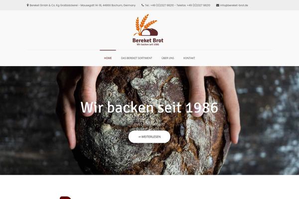 Suffice theme site design template sample