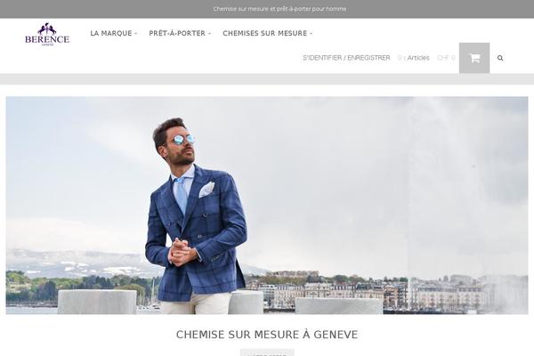 Ubershop theme site design template sample