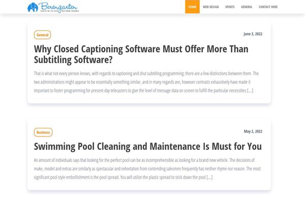 berengarten.com site used Popularis Writer