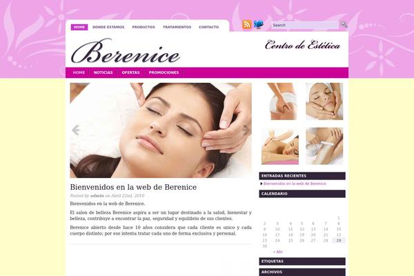Estetica theme site design template sample