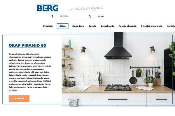 Berg theme site design template sample
